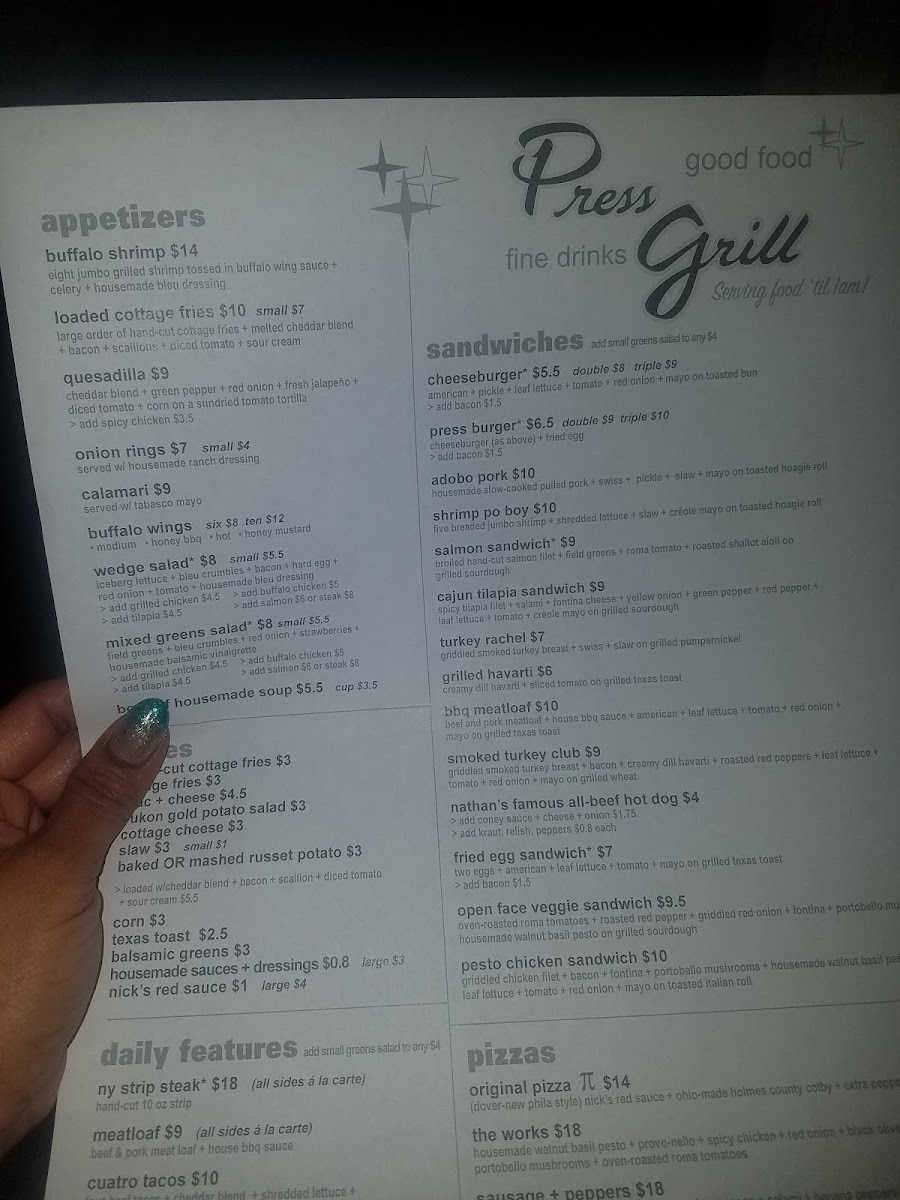 Press Grill Menu - Image 6